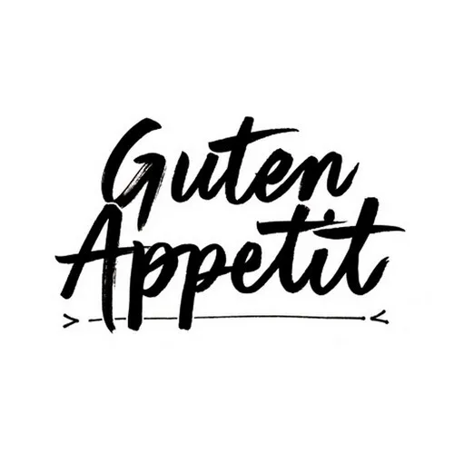 Servietten Guten Appetit Bon Appetit Spruch Party Gäste schwarz Deko 33x33cm 20