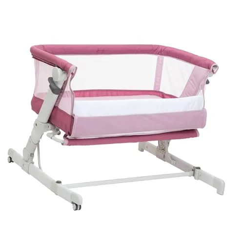 Chicco Next2Me Pop Up Beistellbett - Höhenverstellbares Beistellbett für Babys, einfach zu montieren und transportieren, mit optimaler Luftzirkulation für einen sicheren Schlaf.