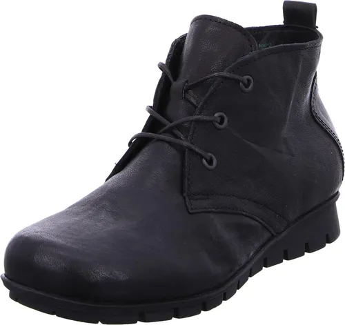 Think! Halbschuhe aus Leder - Komfort und Stil - Wanderschuhe aus hochwertigem Leder mit Luftpolster für gedämpften Auftritt und Gelenkschonung. Zeitloses Design trifft auf funktionale Profilsohle für optimalen Halt.