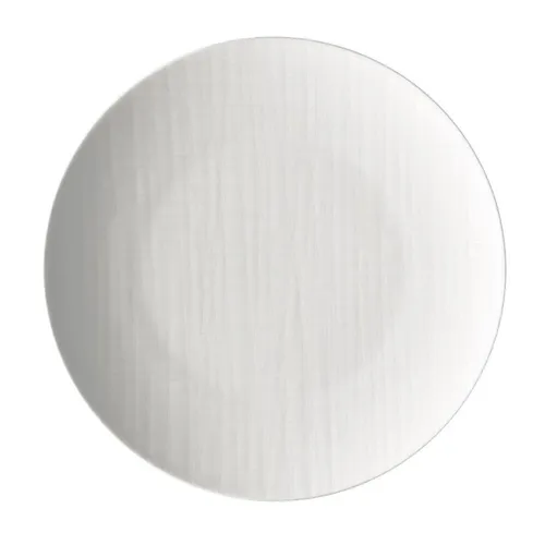 Rosenthal Speiseteller Mesh Weiss 30 cm - Eleganter flacher Speiseteller aus der innovativen Mesh-Kollektion, spülmaschinenfest und mikrowellengeeignet, perfekt für stilvolle Tischdekorationen im modernen oder Country-Style.