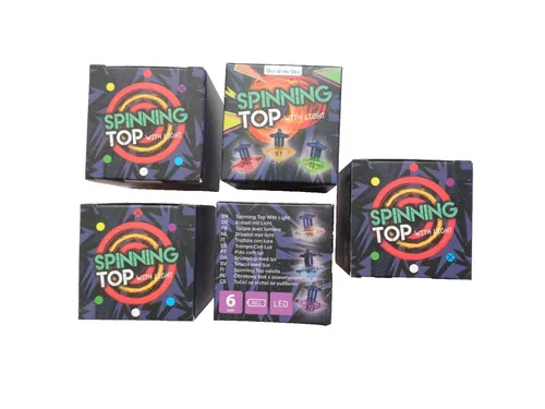 Kreiseln mit LED mit LED (inkl. Batterien) ca. 5,5 cm OUT OF THE BLUE 5