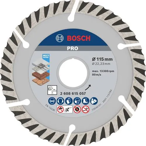 Bosch Accessories 2608615057 Standard for Universal Speed Diamanttrennscheibe Durchmesser 115mm Bohrungs-Ø 22.23mm Beton