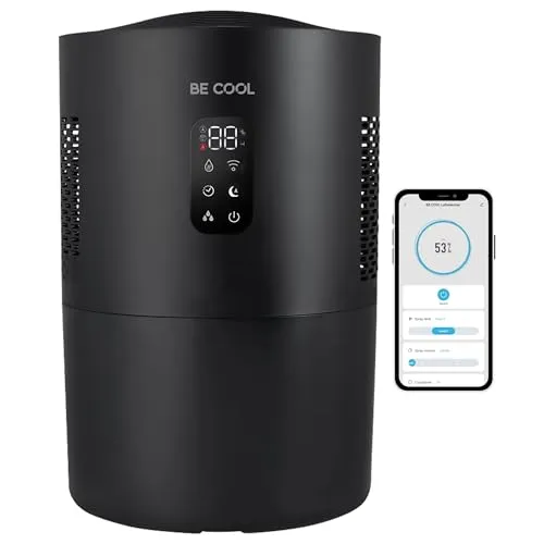Be Cool 2in1 Luftwäscher mit UV-Sterilisationsfunktion in schwarz von Be Cool