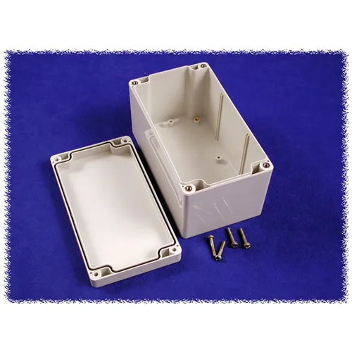 Hammond Electronics 1554K2GY Universal-Gehäuse - Sonstige Elektronik & Messtechnik, robustes Polycarbonat-Gehäuse für optimale Schutz und Langlebigkeit, ideal für elektronische Projekte.