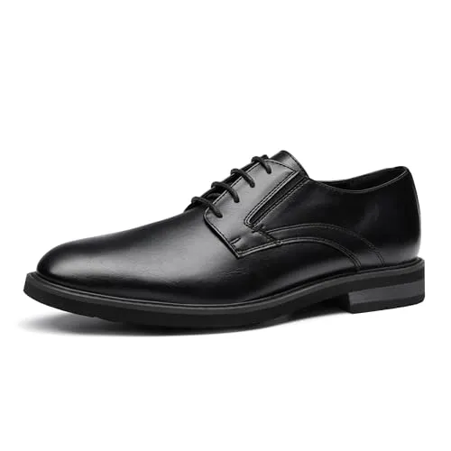 Bruno Marc Herren Anzugschuhe Klassische Business Schnürhalbderby ins Büro leicht und bequem,Size 44,Schwarz,BMEMOX2502