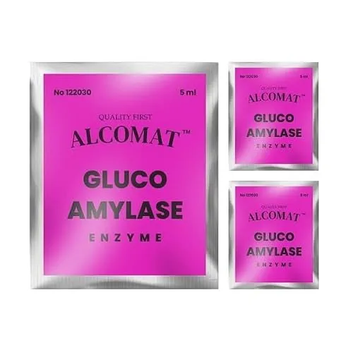 Alcomat GLUCOAMYLASE Amylase Enzyme 3er Pack
