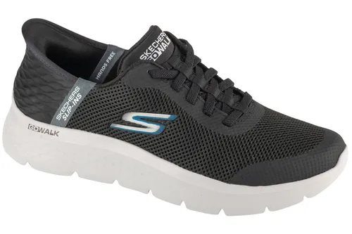 Skechers Herren Sneakers, schwarz/grau, 43 EU - Herren-Sneaker aus atmungsaktivem Material, ideal für den täglichen Komfort und sportlichen Style.