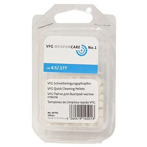VFG Vereinigte Filzfabriken AG Unisex – Erwachsene - Stück VFG 100 St ck Schnellreinigungspfropfen, woll-weiss, 4,5mm EU