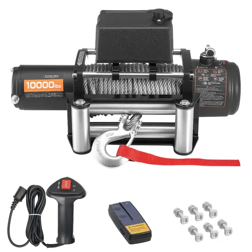 VEVOR 12V Elektrische Seilwinde 10000lbs