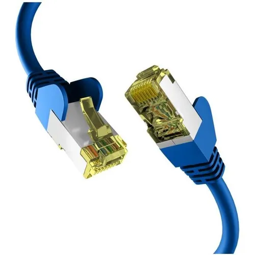 EFB-Elektronik CAT6a BLAU 5m Patchkabel S FTP PIMF - Störungsfreie Datenübertragung, geschirmt und ideal für hohe Geschwindigkeiten bis zu 10 Gbit