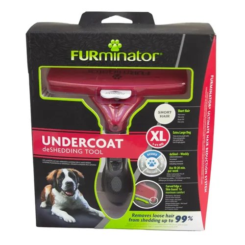 FURminator Deshedder für große Hunde mit kurzem Haar - Effektiver Deshedder für große Hunde, reduziert Haarverlust und sorgt für ein glänzendes Fell.