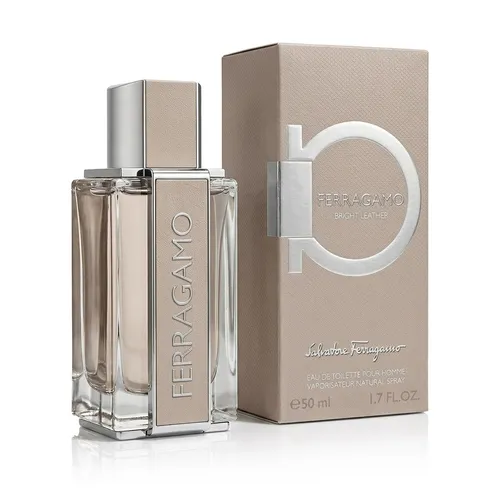 Salvatore Ferragamo Eau de Toilette Bright Leather 50 ml - Eleganter Duft mit frischen Zitrusnoten und edlem Lederakzent. Ideal für besondere Anlässe und tägliche Verwendung. Exquisite Komposition für den anspruchsvollen Duftliebhaber.