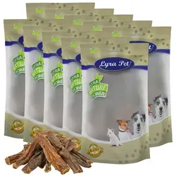 Lyra Pet® Rinderdörrfleisch 10 kg - Hundefutter – Leckerer, schonend getrockneter Kausnack aus 100% reinem Rindfleisch. Ideal für die Zahnpflege und den natürlichen Kauinstinkt Ihres Hundes. Ohne Zusatzstoffe für artgerechte Fütterung!