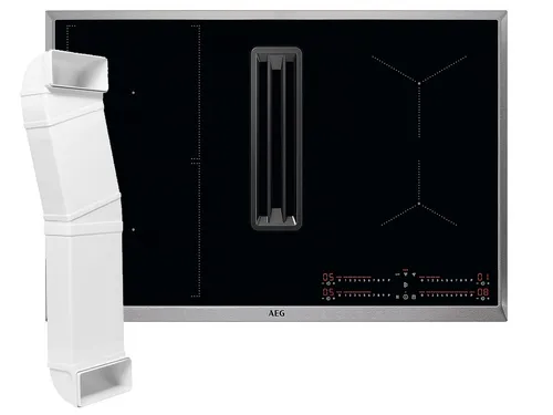 AEG CCE84543XB Bridge XT Induktionskochfeld mit Abluftsystem