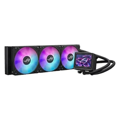ROG Ryujin III 360 ARGB Extreme - Hochleistungs-Wasserkühlung in schwarz, ideal für ultimative Gaming-Performance