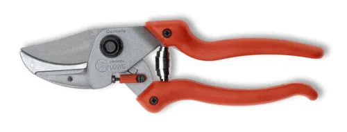 Original LÖWE 8 Amboss-Schere 8.104 - Handliche Gartenschere mit Bypass-Geometrie, ideal für präzise Schnitte bis 25 mm Durchmesser
