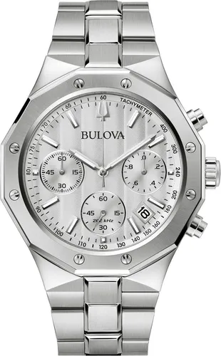 Bulova Precisionist Silber Herren Armbanduhr 96B408