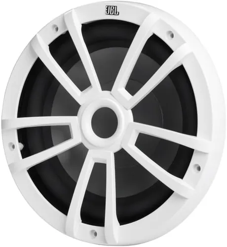 MARINE STAGE 10 WHITE - Wasserdichter Subwoofer - Lautsprecher: JBL Stage Marine Subwoofer 10'' (250mm) mit 600 Watt, ideal für Bootsbesitzer. UV- und salzwasserresistent für langlebigen Einsatz auf dem Wasser.