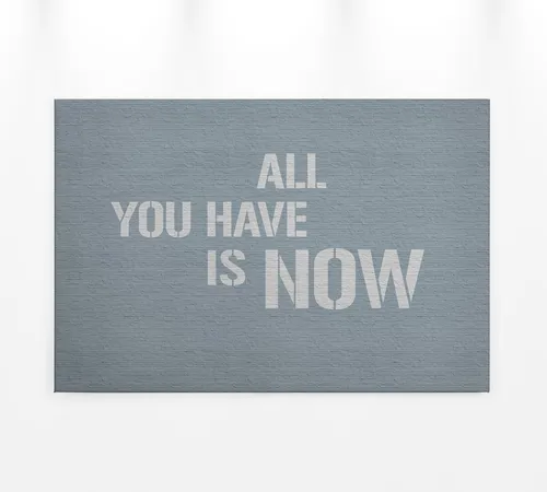 living walls Leinwandbild Leinwandbild Schriftzug, grau, 90x60 cm DD120423