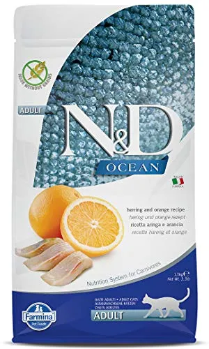 N & D Ocean Katze Prime Hering 1,5 KG von Farmina