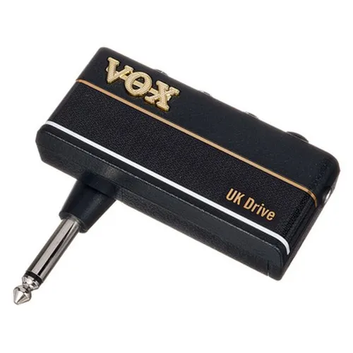Vox amPlug3 AP3-UD – Taschenkopfhörerverstärker für Gitarre - Kopfhörerverstärker für E-Gitarren mit Vintage UK Sound, vielseitigen Effekten und integrierten Rhythmusmustern für kreatives Üben.