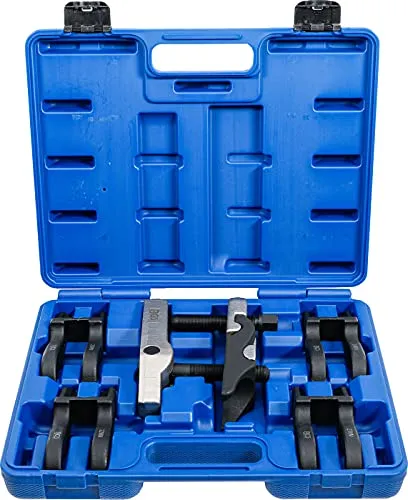 BGS 1790 Kugelkopf-Satz 7-tlg. - Handwerkzeuge für die Demontage von Kugelköpfen in verschiedenen Größen, ideal für PKW, Kleintransporter und SUVs. Mit 5 auswechselbaren Gabeln und maximaler Ausdrückweite von 125 mm.