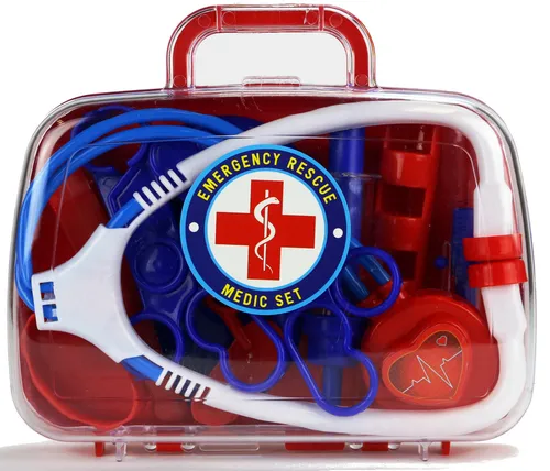 Arztkoffer für Kinder Doktor Spiel Set Erste Hilfe Koffer Arzt Spielzeug