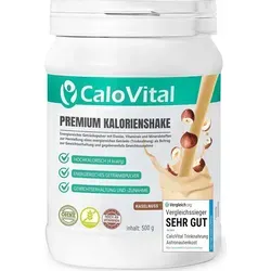 CaloVital Trinknahrung für Gewichtszunahme - Hochkalorischer Kohlenhydrate Shake (Haselnuss 500g) - Kohlenhydrat-Präparate für gesunde Gewichtszunahme. Hochkalorisch, nährstoffreich und ideal für Senioren oder bei Untergewicht. Schmeckt lecker und unterstützt die schnelle Rekonvaleszenz.