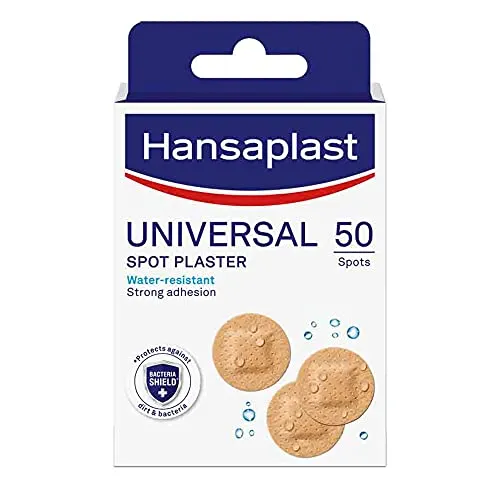 Hansaplast Universal Pflaster Wasserfest und Stark Haftend, 50 Streifen