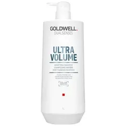 Goldwell Dualsenses Ultra Volume Shampoo 1000 ml - Shampoo für feines Haar, verleiht Volumen und Glanz, reinigt sanft und bereitet optimal auf die Haarpflege vor.