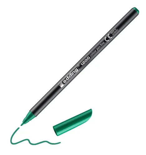 EDDING 1200 FASERMALER COLOURPEN GRÜN NEU