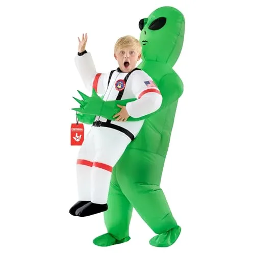 Morph Alien Kostüm Kinder, Aufblasbares Kostüm Alien, Astronaut Kostüm Kinder, Aufblasbares Kostum Kinder, Faschingskostüme Kind Jungen, Karneval Kostum Kind Mädchen
