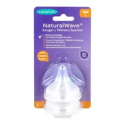 Lansinoh Naturalwave Sauger L von Lansinoh
