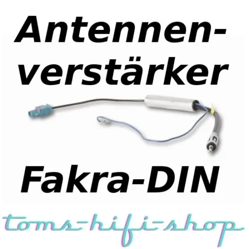 Produktbild Antennenverstärker Autoradio Antennenadapter Fakra DIN Opel Mercedes Seat Radio