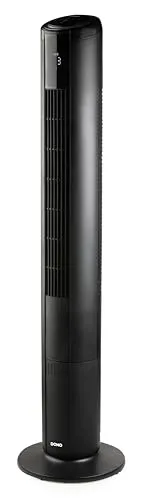 Domo Turmventilator, oszillierender Stand-Ventilator - Der Domo Turmventilator bringt frische Luft in Ihre Räume! Mit 5 Geschwindigkeiten, Timer und 80°-Oszillation sorgt er für angenehme Luftzirkulation. Modernes Design und kompakte Maße machen ihn zum idealen Begleiter.