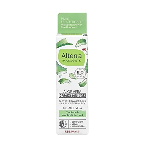 Alterra Hydro Nachtcreme Bio-Traube & Bio-Weisser Tee, 50 ml