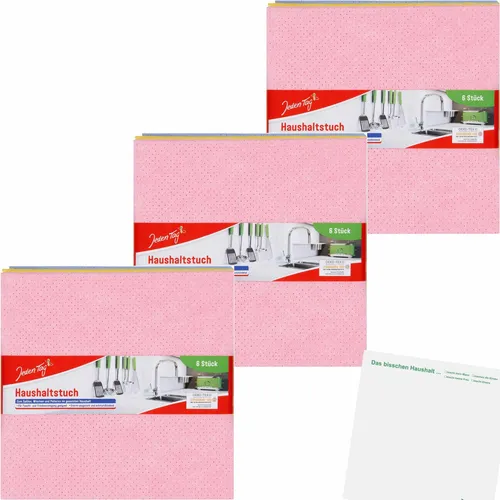 Jeden Tag Haushaltstuch 38x38cm 3er Pack 3x6Stk Packung usy Block