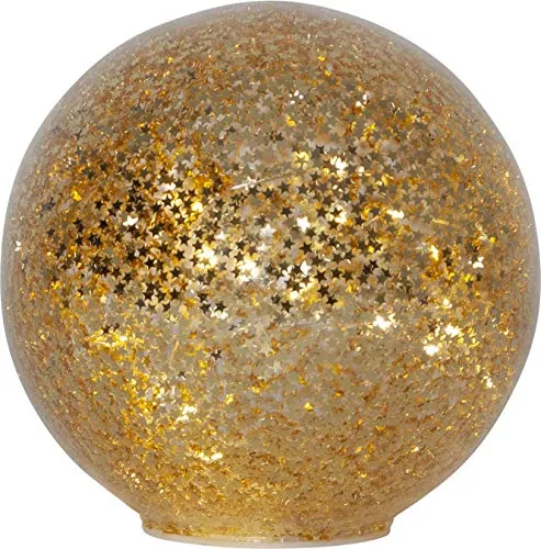 Star LED-Glaskugel Fall' mit 15 LED-Lichtern