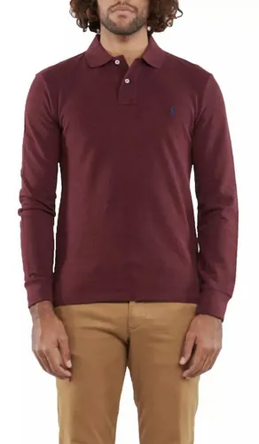 Polo Ralph Lauren Slim-Fit Polohemd M - Weiches T-Shirt mit Pony-Logo - Herren Polohemd in Slim-Fit, aus atmungsaktiver Baumwolle, ideal für alle Jahreszeiten. Mit ikonischem Pony-Logo für einen eleganten Look.