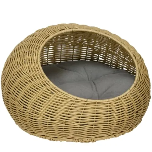 PawHut Rattan Katzenkorb von PawHut