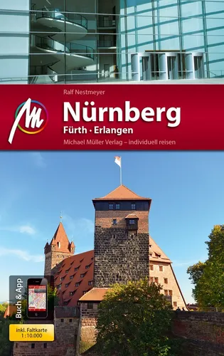 NÜRNBERG Michael Müller Reiseführer 14 Stadtführer m Erlangen Franken Bayern NEU