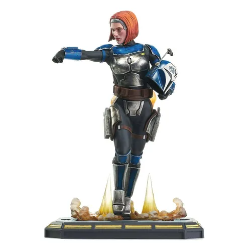 Gentle Giant Star Wars The Clone Wars Premier Collection Statue 1/7 Bo Katan 28 cm - Spielfiguren: Limitierte 1/7 Statue von Bo Katan mit austauschbaren Helmen und Armen, perfekt für Sammler und Star Wars-Fans!