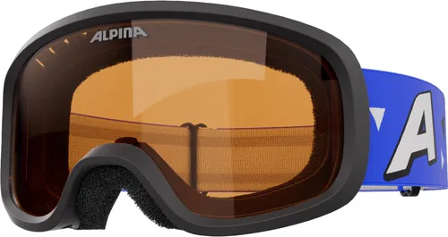Alpina Kinder Piney 2.0 Skibrille (Größe XS, blau)