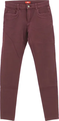 Esprit, Medium Rise Slim, Damen Jeans, Stretchdenim, bordeaux, W 27 L 30 33017