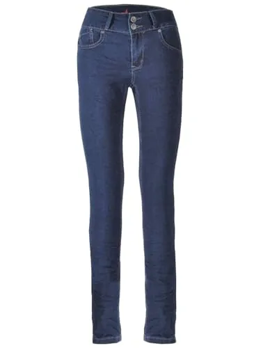 Buena Vista Jeans Tummyless Stretch Denim in Blau, Größe M - Bauchfreie Jeans aus flexiblem Stretch-Denim für optimalen Tragekomfort. Ideal für modische Looks und vielseitige Outfits.