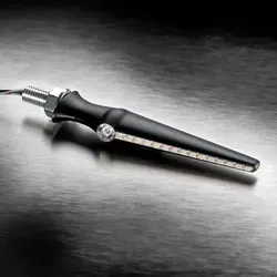 Kellermann LED Lauflichtblinker Jetstream®, schwarz - Motorradlampe mit klarem Glas, E-geprüft als Blinker, sorgt für optimale Sichtbarkeit und Sicherheit auf der Straße.