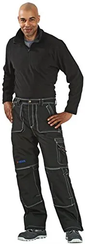 Planam Herren Outdoor Winterhose Basalt Modell 3385 Größe L - Arbeitskleidung & Uniformen, atmungsaktive, wasserdichte und winddichte Winterhose mit seitlichem Reißverschluss und erhöhtem Rückenteil für optimalen Nierenschutz.
