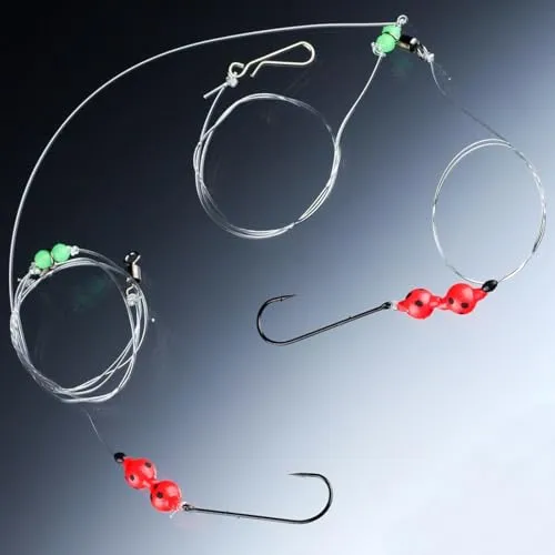 Balzer Edition Sea Surf Rig 90cm Naturköder-System - Brandungssystem zum Brandungsangeln, Meeresvorfach zum Angeln auf Flunder & Scholle, Plattfischmontage
