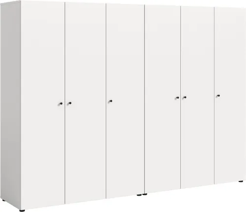 Home affaire Kleiderschrank BILLINGS, 6-türig, weiß, 240 cm von Home Affaire