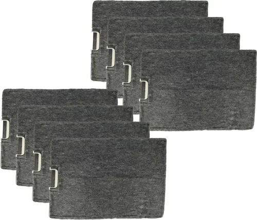 vhbw 8x Aktivkohlefilter kompatibel mit Imperial DHT 600-2 SMP PWC 229 Belion, DHT 600-2 SMP/UK, DHT 600-2 Sonder Dunstabzugshaube - 30 x 21,5 x 3 cm